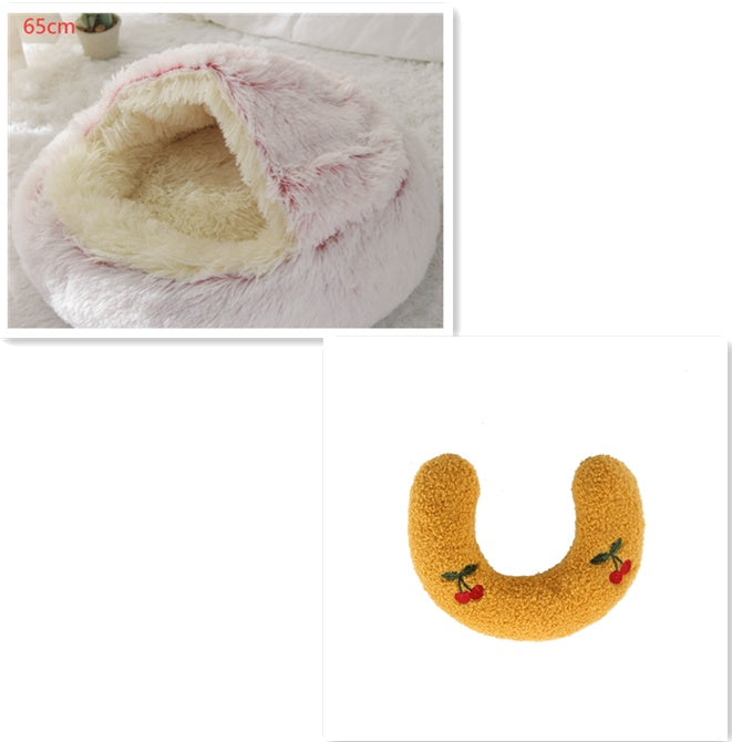 Pet Dog And Cat Bed Round