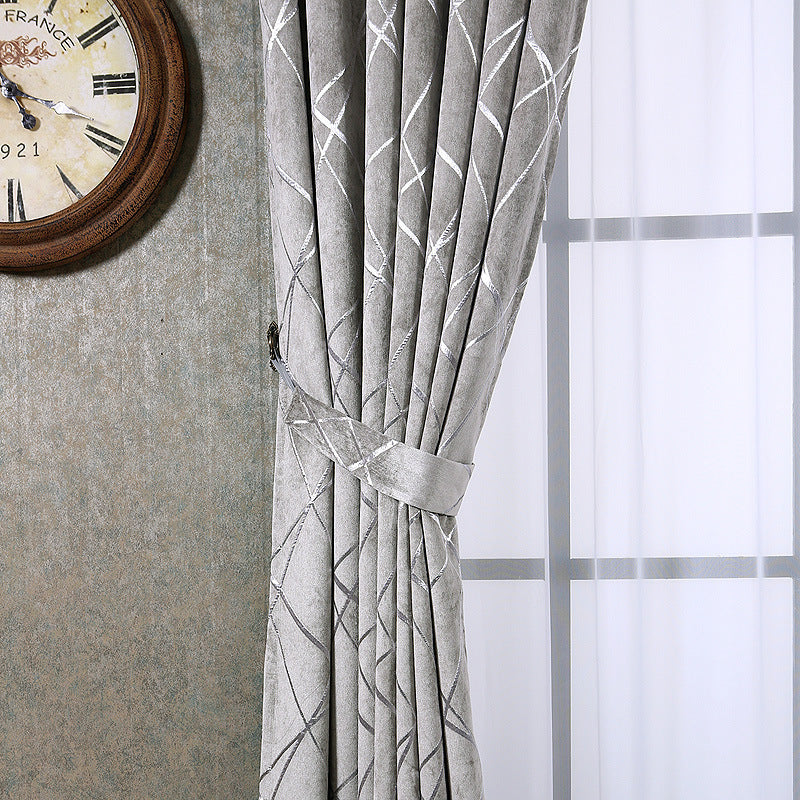 Modern Chenille Blackout Curtains