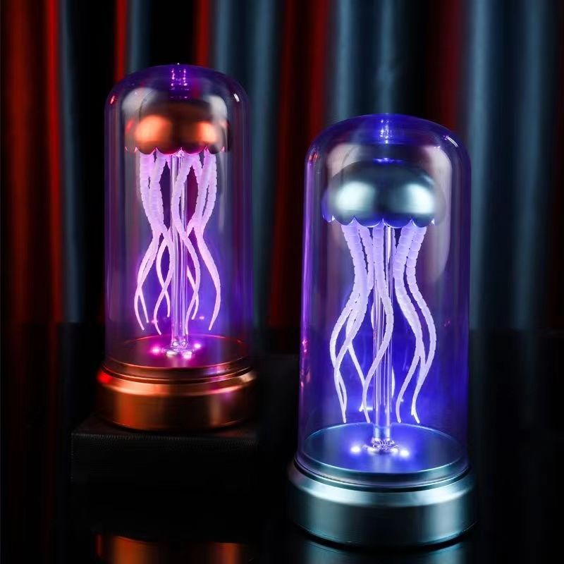 Mechanical Jellyfish Music Box with Ambience Light