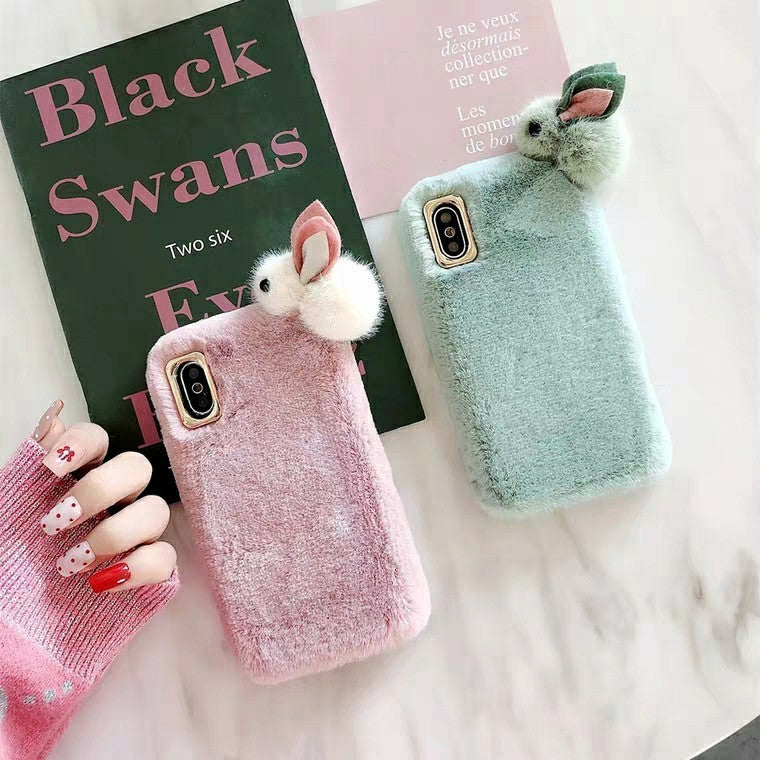 Furry Rabbit Phone Case