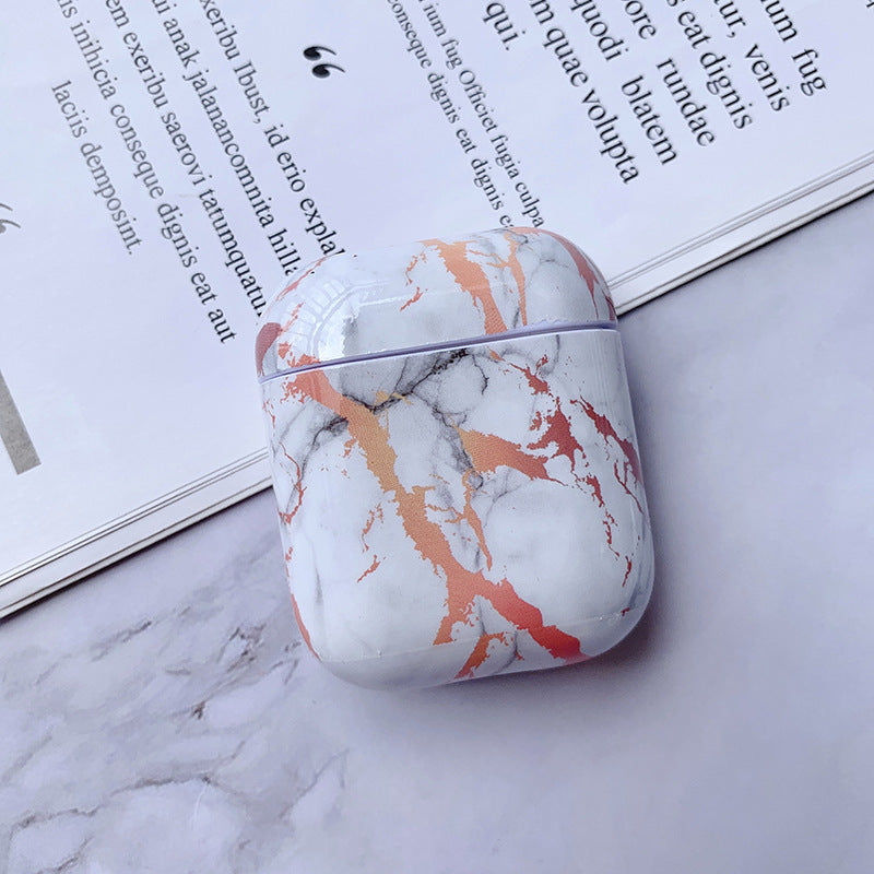 Luxury White Marble AirPods Case