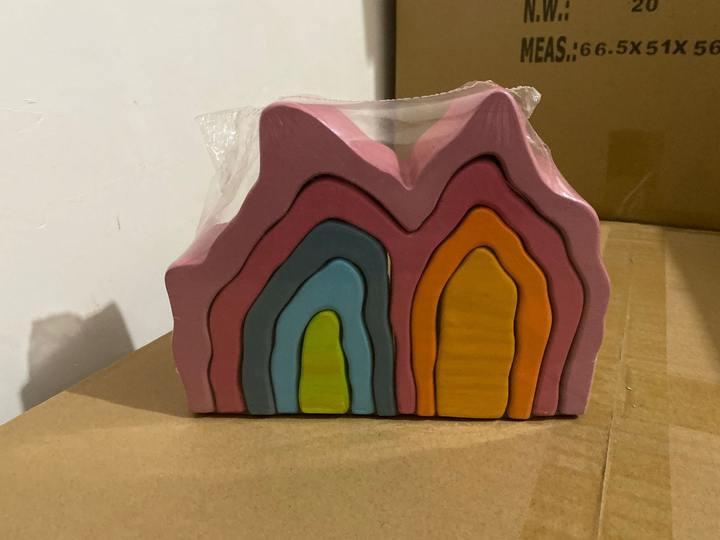 Jigsaw Puzzle Rainbow Building Blocks