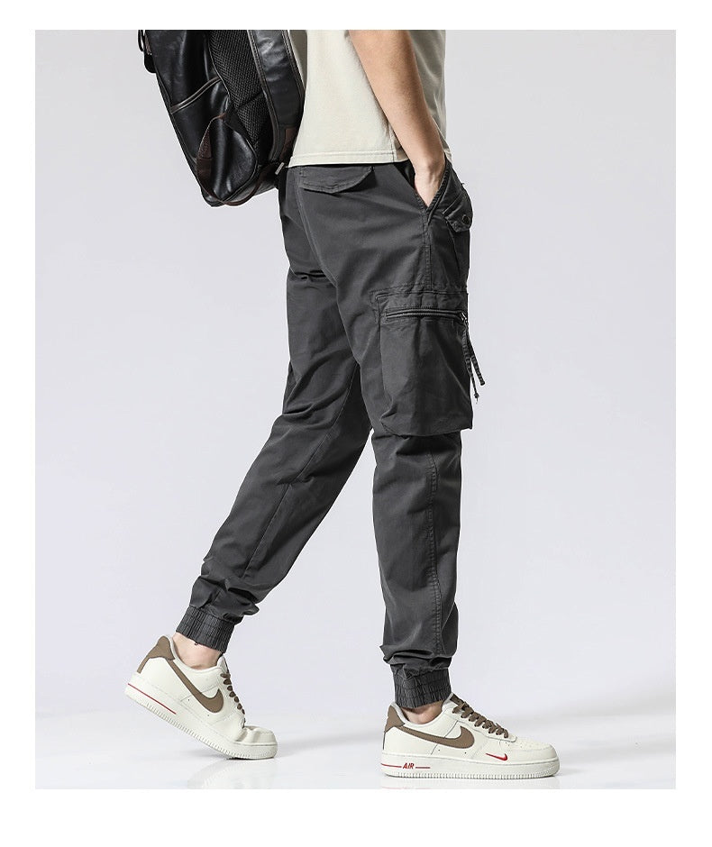 Men's Pure Cotton Multi-pocket Pants