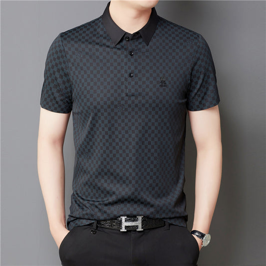 Men's High Elasticity Ice Silk T-Shirt