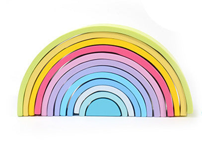 Jigsaw Puzzle Rainbow Building Blocks