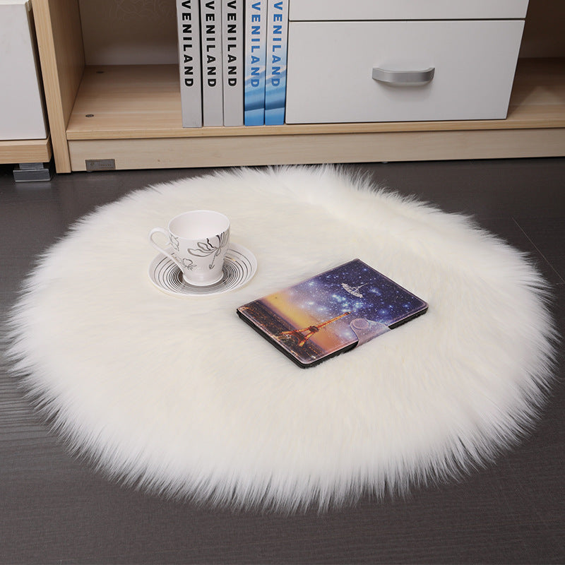 Bedroom Floor Mats Wool Round