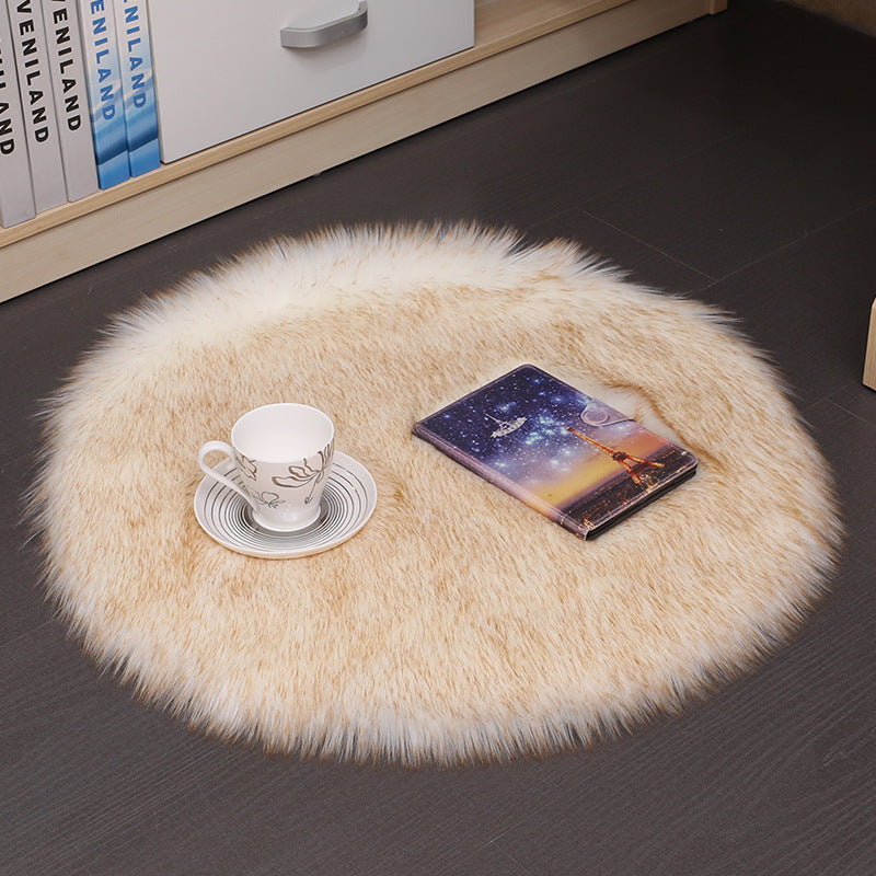 Bedroom Floor Mats Wool Round