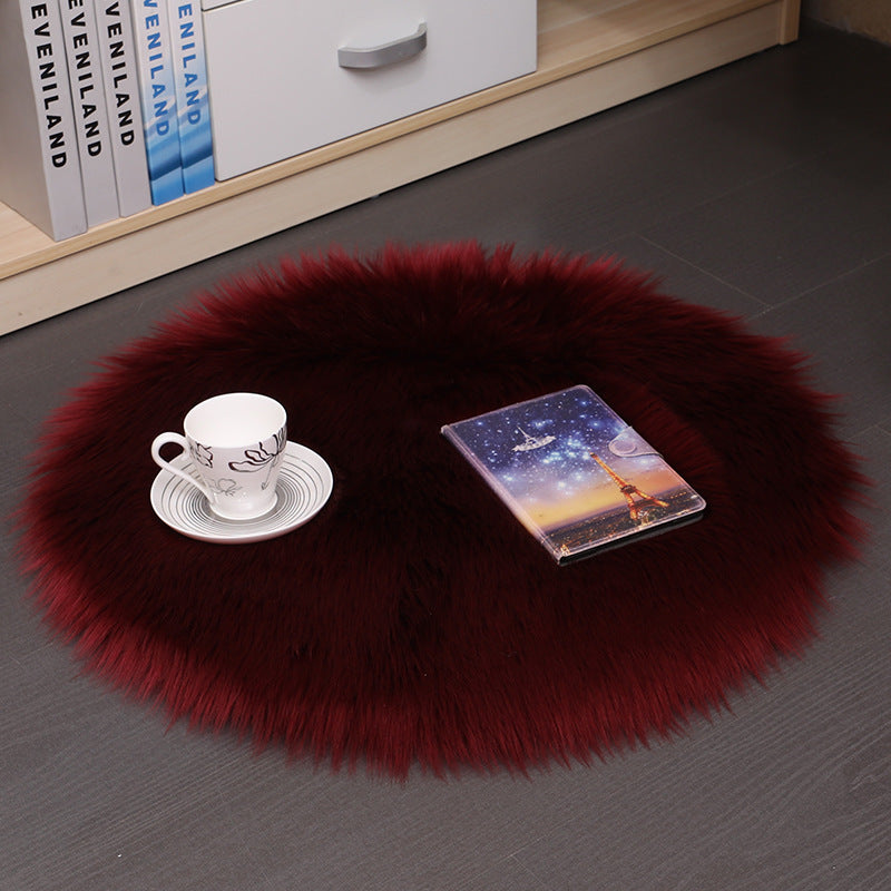 Bedroom Floor Mats Wool Round