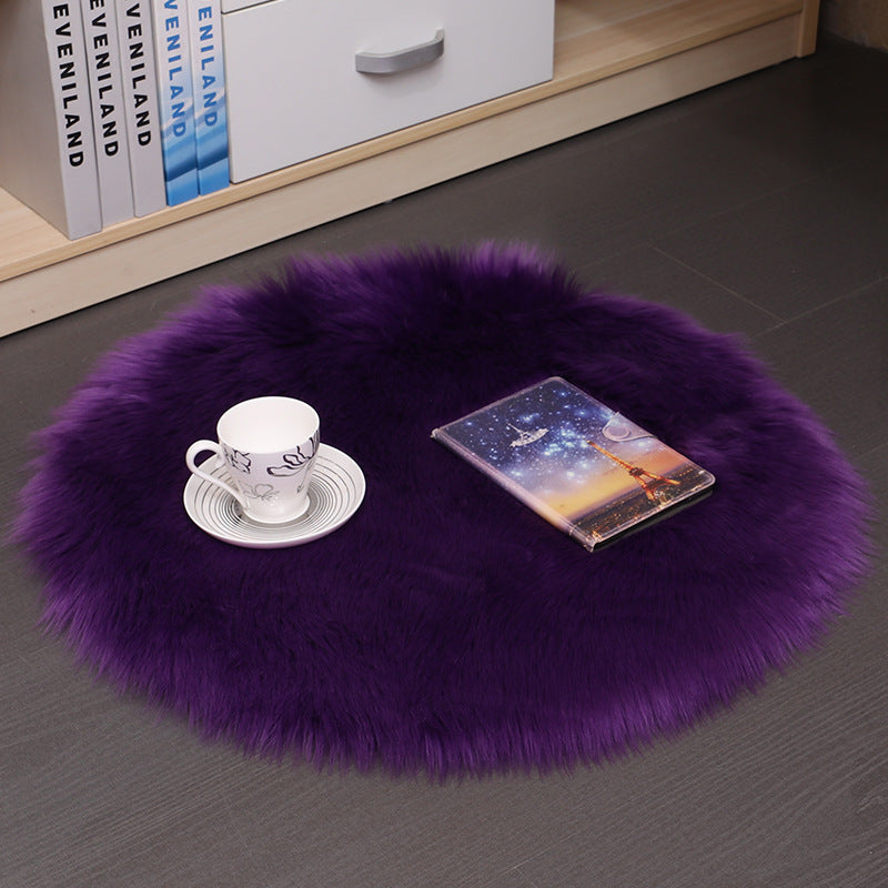 Bedroom Floor Mats Wool Round