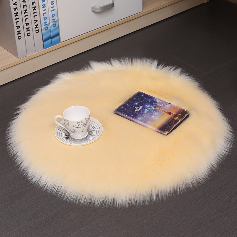 Bedroom Floor Mats Wool Round