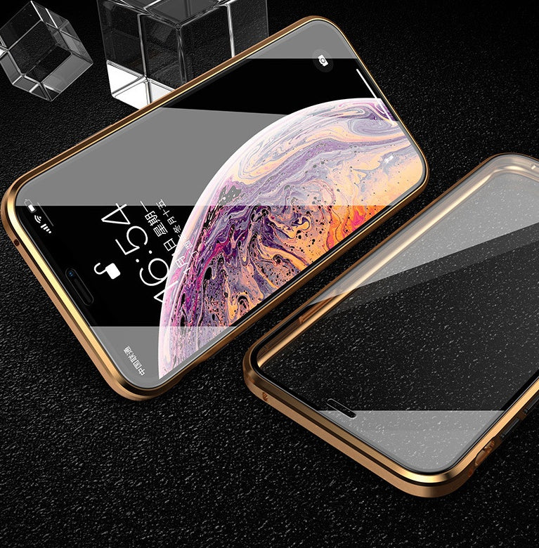 Magnetic Glass Protective Cover for iPhone