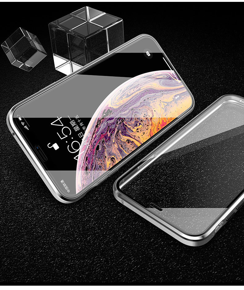 Magnetic Glass Protective Cover for iPhone