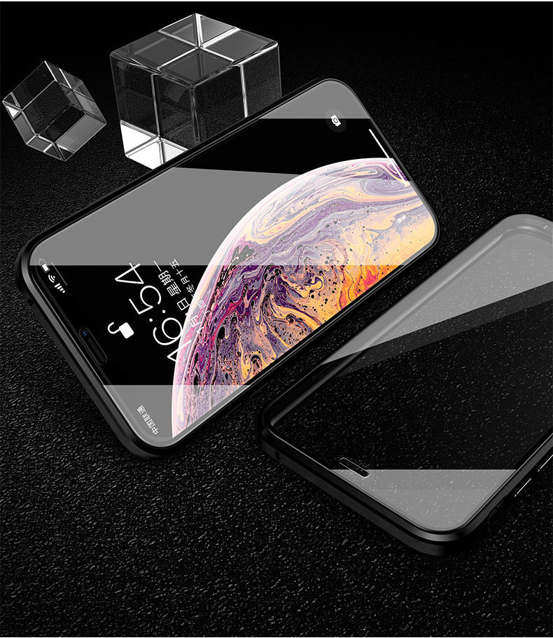 Magnetic Glass Protective Cover for iPhone