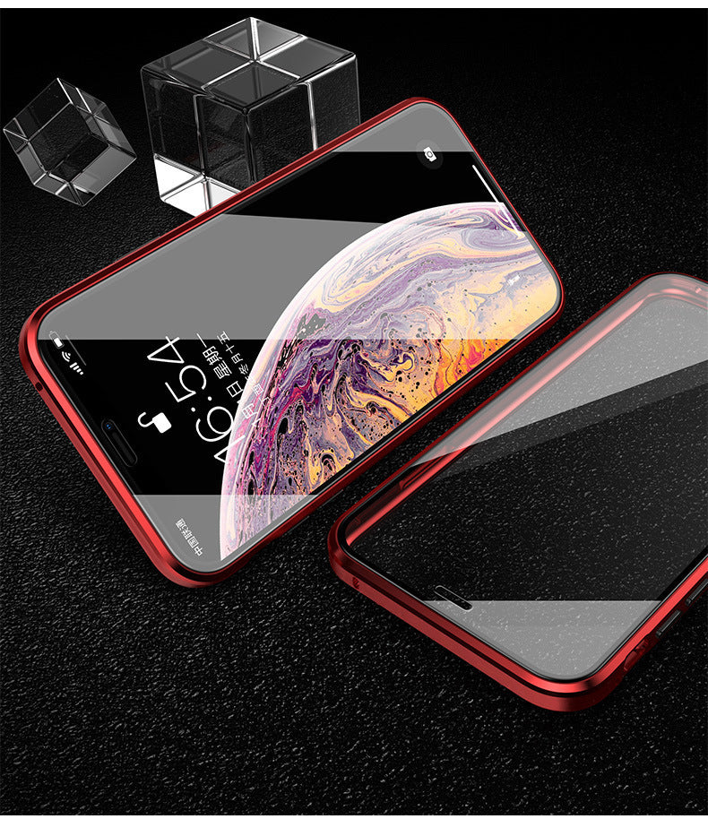 Magnetic Glass Protective Cover for iPhone