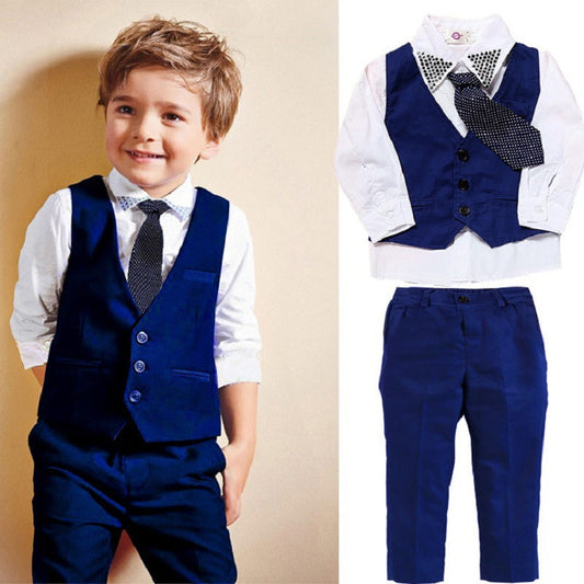 Boys Vests Gentleman Suits