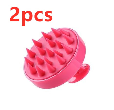 Silicone Shampoo Massage Scalp Hair Brush