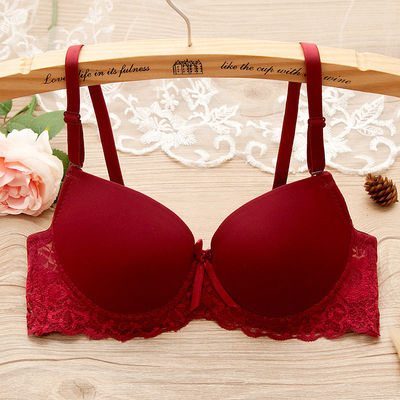 Gathered Bra With Underwire