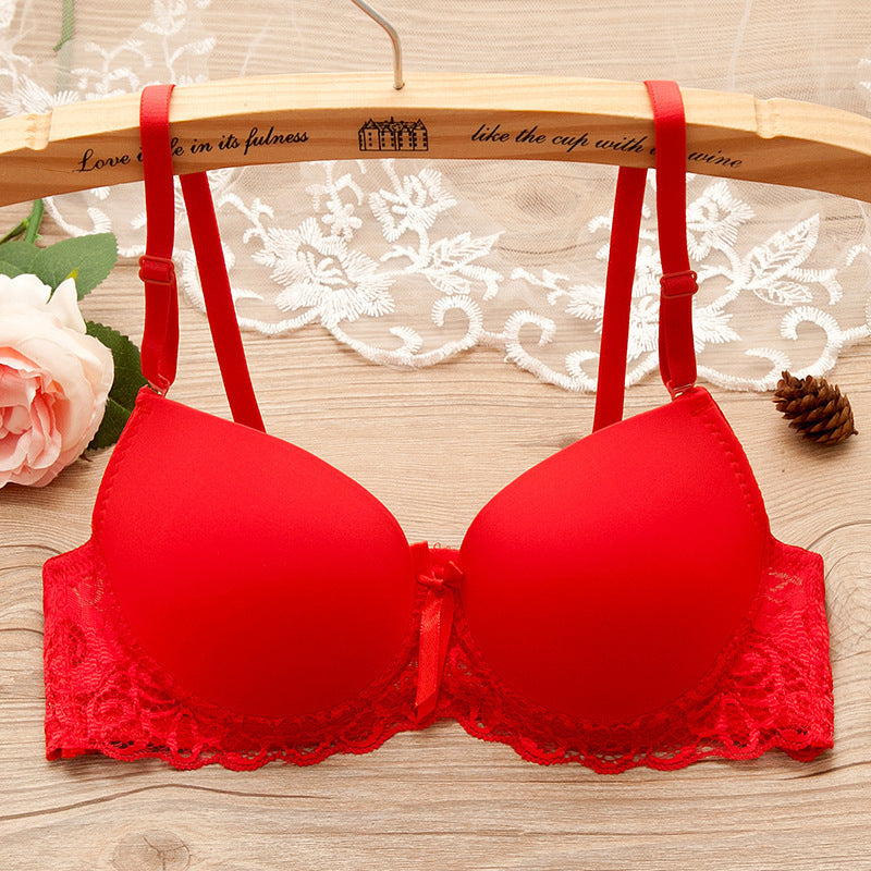 Gathered Bra With Underwire