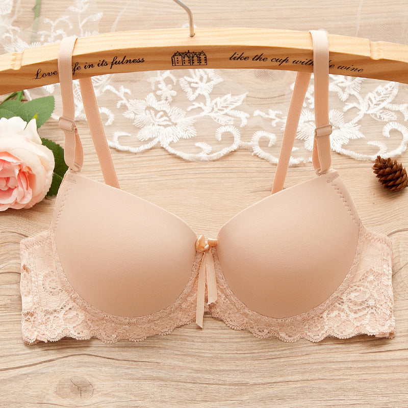 Gathered Bra With Underwire