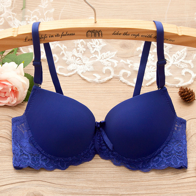 Gathered Bra With Underwire