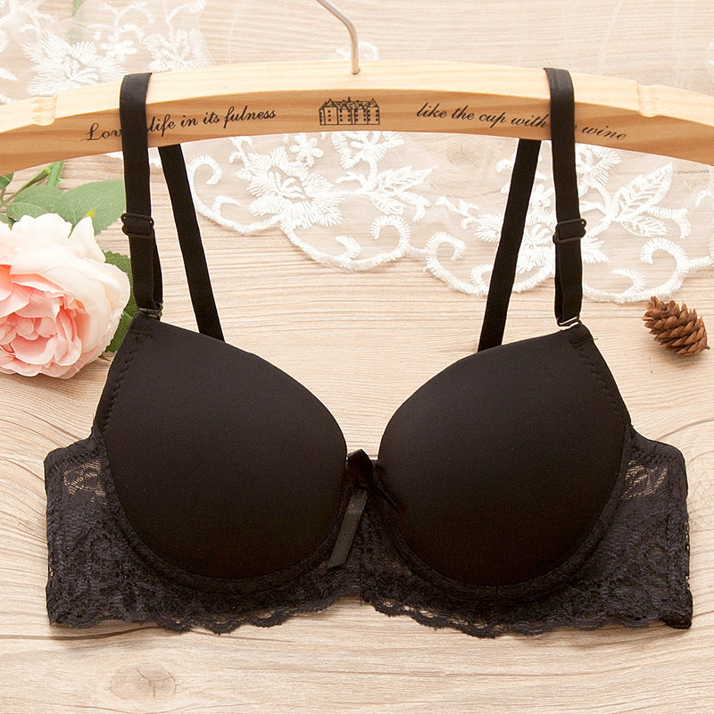 Gathered Bra With Underwire