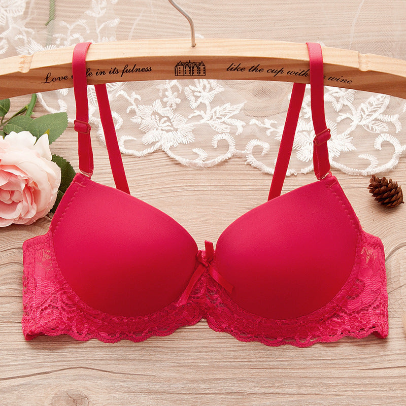 Gathered Bra With Underwire