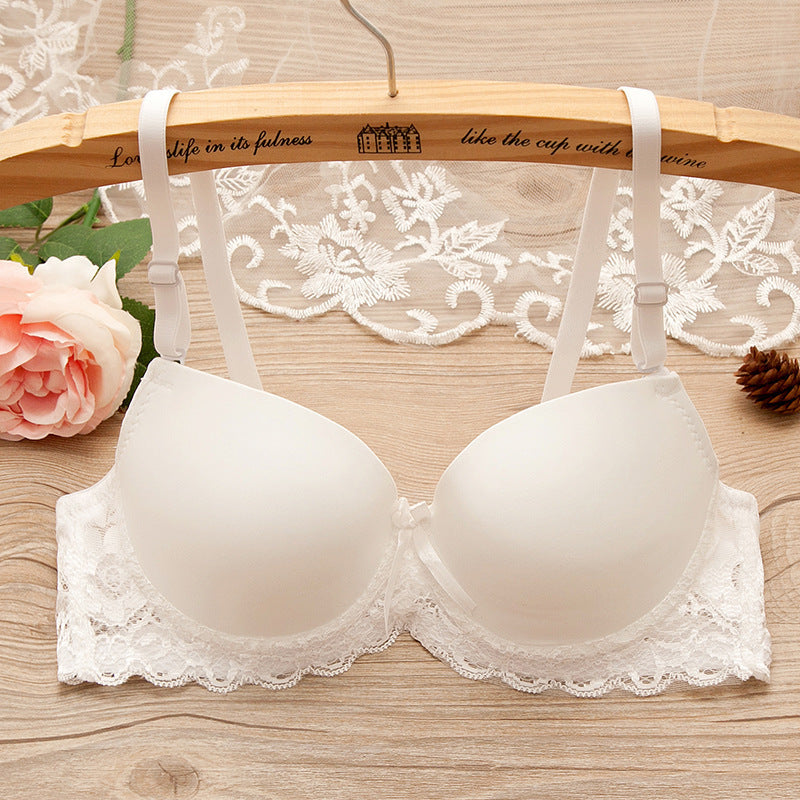 Gathered Bra With Underwire