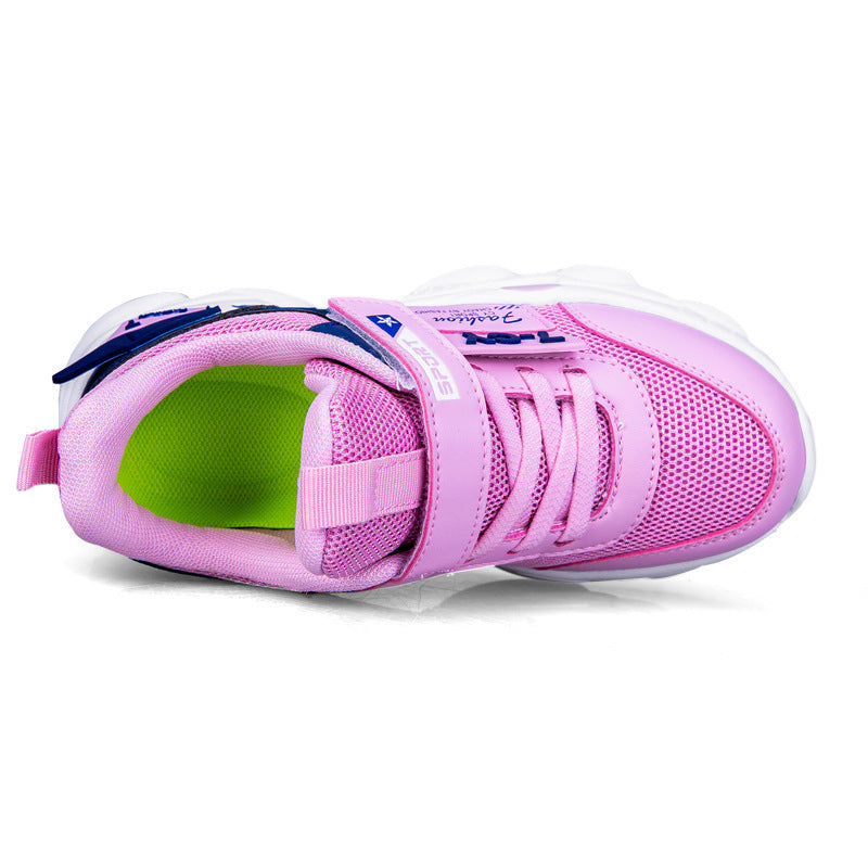 Girls Mesh Breathable Running Shoes