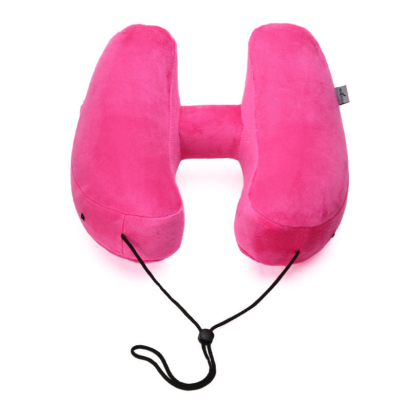 Travel Pillow Hooded H Shaped