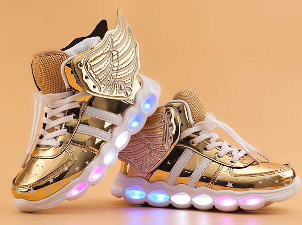 Rechargeable Wings Glitter Sneakers