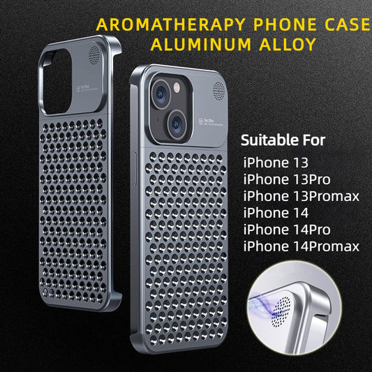 Aluminum Alloy Aromatherapy Mobile Phone Case