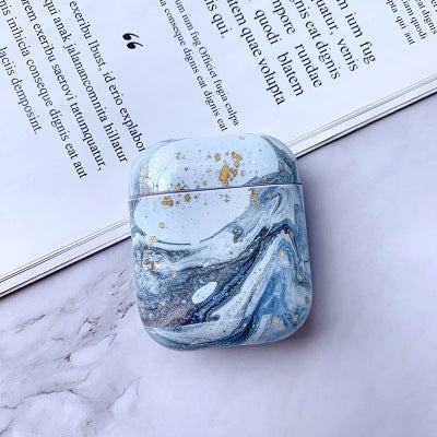 Luxury White Marble AirPods Case