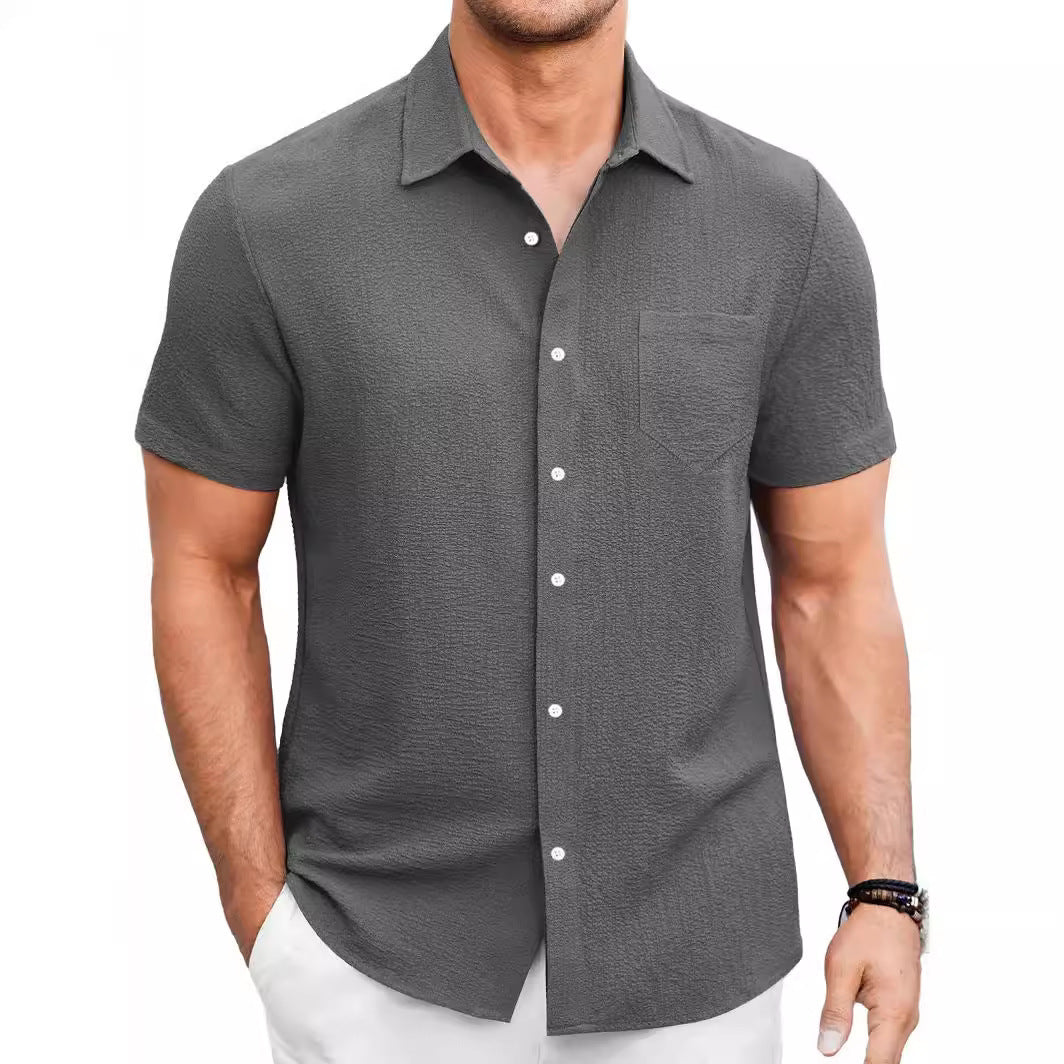 Simple And Comfortable Short Sleeve Shirt