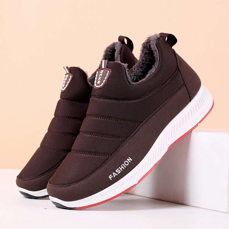 Women's Winter Fleece-lined Cloth Shoes