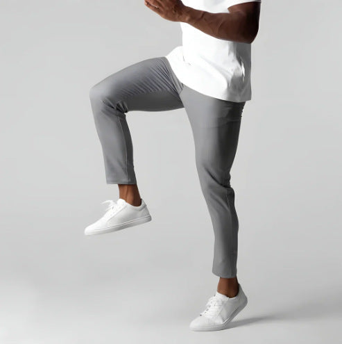 Men Slim Straight Pants