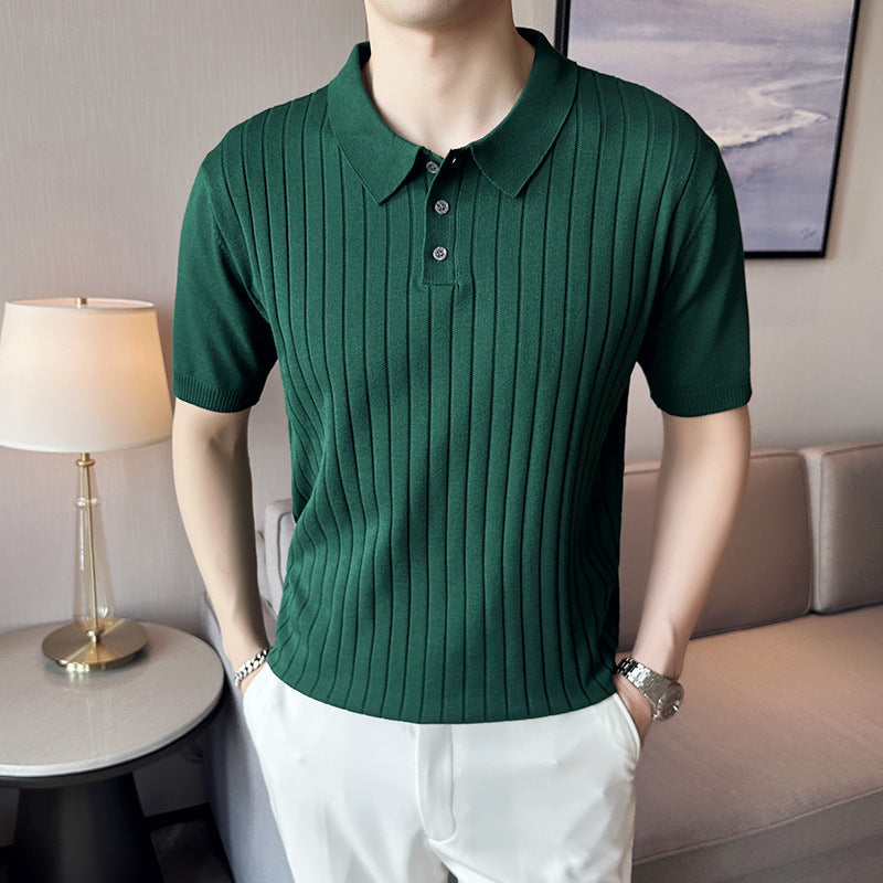 Men's Polo T-shirt Lapel Style