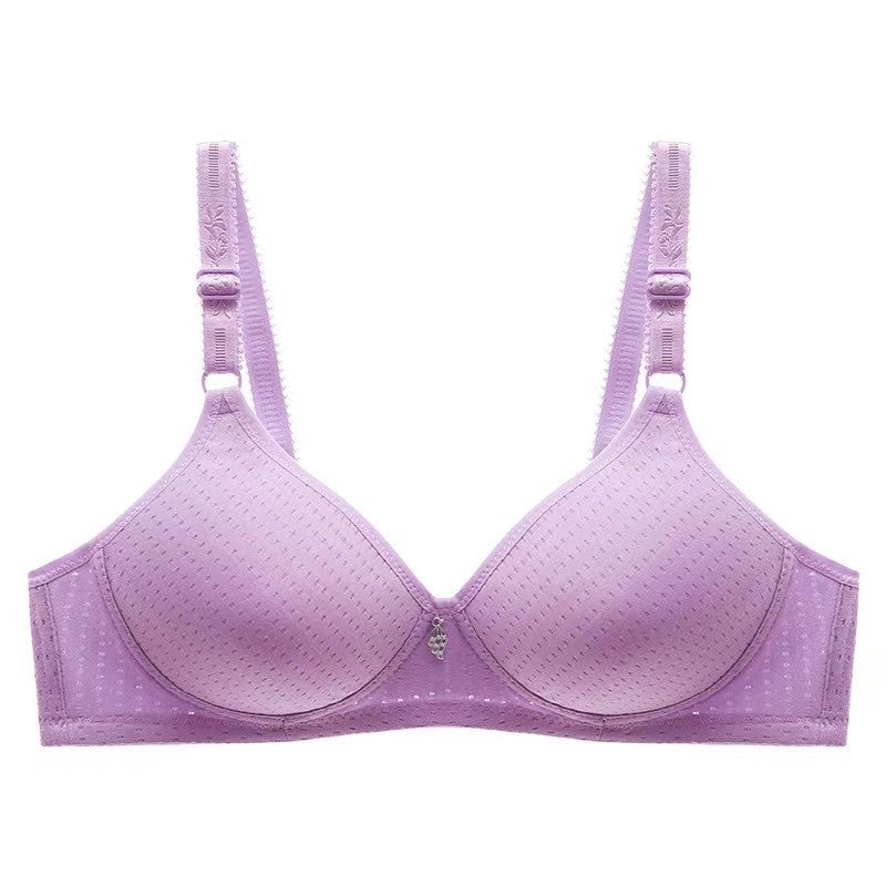 Three Breasted Pure Cotton Bra