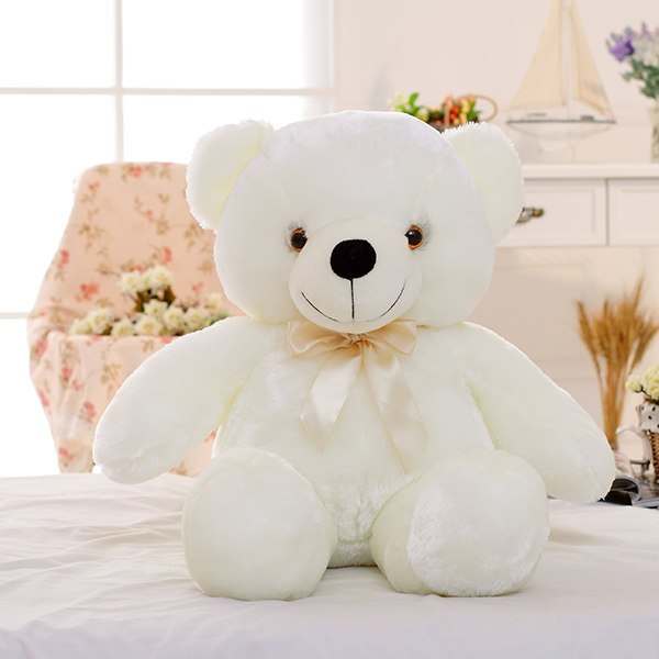 LED Teddy Bear Stuffed Pillow