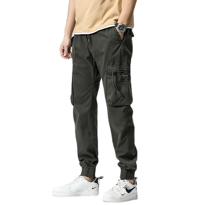 Men's Pure Cotton Multi-pocket Pants