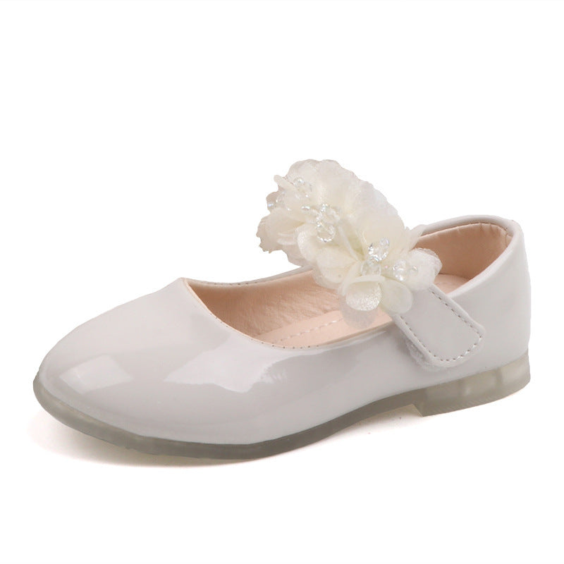 Girls' Trendy Patent Leather Shoes