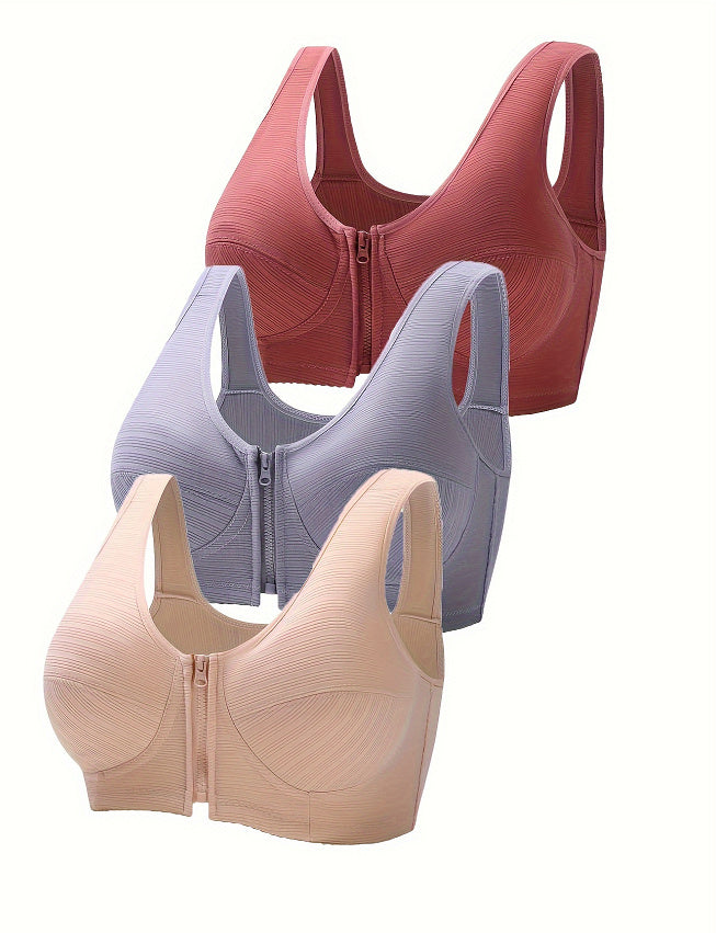 Ladies Underwired Vest Style Bra (Pack of 3)