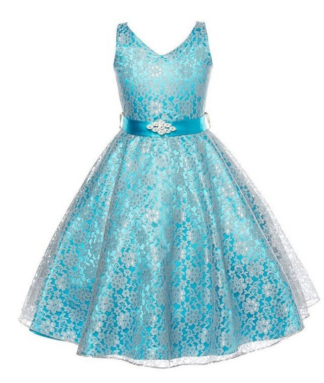 Girls' Lace Dress on hoozimstyle.com