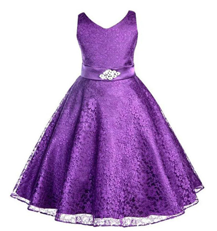 Girls' Lace Dress on hoozimstyle.com