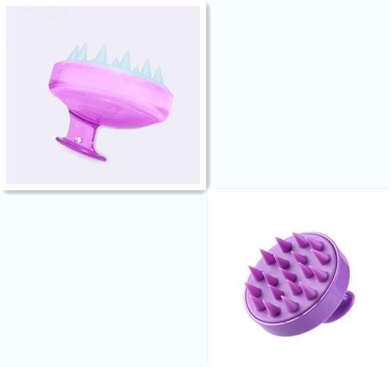 Silicone Shampoo Massage Scalp Hair Brush