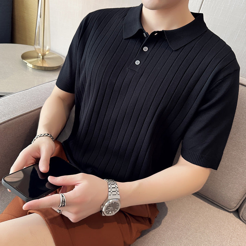 Men's Polo T-shirt Lapel Style