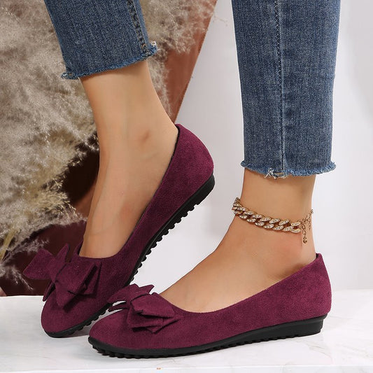 Fashion Bowknot Flats Shoes For Women