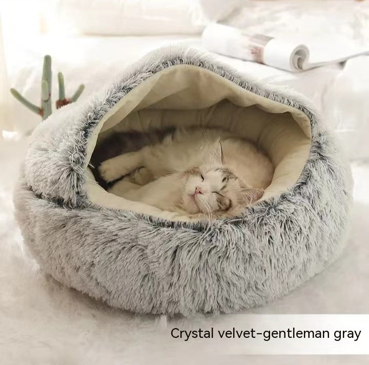 Pet Dog And Cat Bed Round