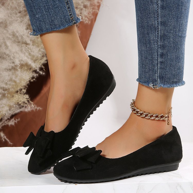 Fashion Bowknot Flats Shoes For Women