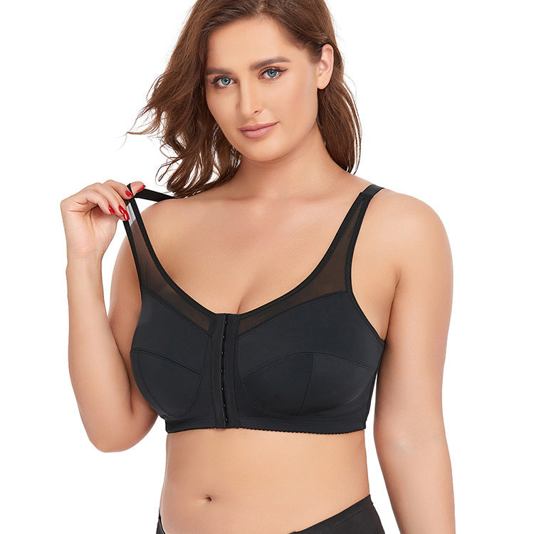 Big Cup Front Row Buttons Bra