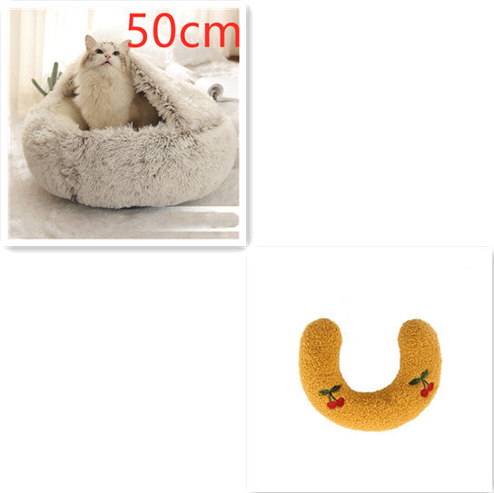 Pet Dog And Cat Bed Round